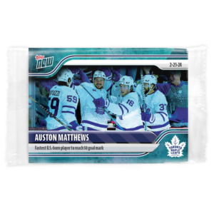 2023-24 TOPPS NOW /10 Blue Ice Parallel  #126- Auston Matthews 7 (1 of 10)