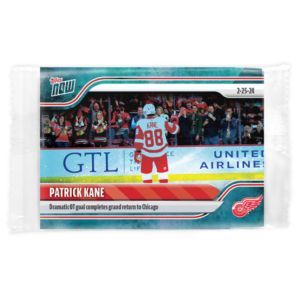 2023-24 TOPPS NOW /10 Blue Ice Parallel  #129- Patrick Kane 4 (1 of 10)