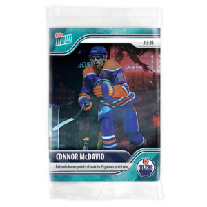 2023-24 TOPPS NOW /10 Blue Ice Parallel  #136- Connor McDavid 7 (1 of 10)
