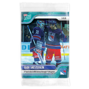 2023-24 TOPPS NOW /10 Blue Ice Parallel  #143- Igor Shesterkin 2 (1 of 10)
