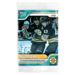 2023-24 TOPPS NOW /10 Blue Ice Parallel  #149- David Pastrnak (1 of 10)