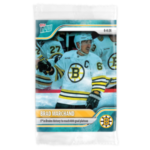 2023-24 TOPPS NOW /10 Blue Ice Parallel  #163- Brad Marchand 3 (1 of 10)