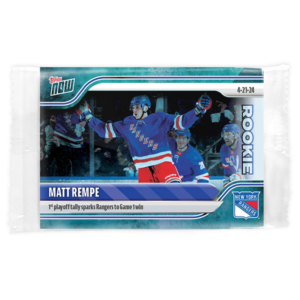 2023-24 TOPPS NOW /10 Blue Ice Parallel  #177- Matt Rempe 2 (1 of 10)