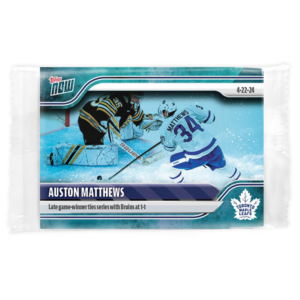2023-24 TOPPS NOW /10 Blue Ice Parallel  #178- Auston Matthews 12 (1 of 10)