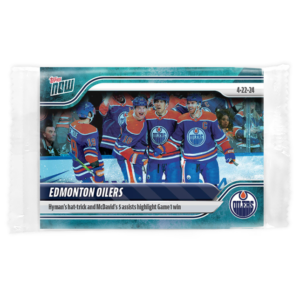 2023-24 TOPPS NOW /10 Blue Ice Parallel  #179- Edmonton Oilers 3 (1 of 10)