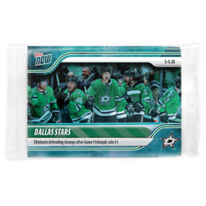 2023-24 TOPPS NOW /10 Blue Ice Parallel  #190- Dallas Stars (1 of 10)