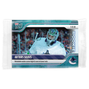 2023-24 TOPPS NOW /10 Blue Ice Parallel  #196- Arturs Silovs (1 of 10)