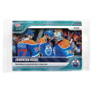 2023-24 TOPPS NOW /10 Blue Ice Parallel  #226- Edmonton Oilers 10 (1 of 10)