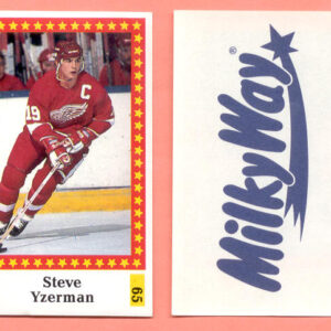 1991 Semic Sweden #65-Steve Yzerman