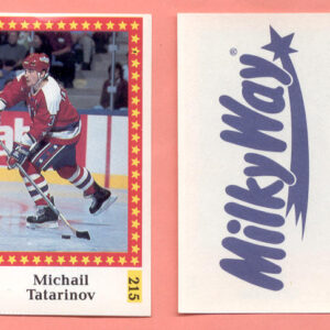 1991 Semic Sweden #215-Mikhail Tatarinov