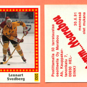 1991 Semic Finland #232-Lennart Svedberg
