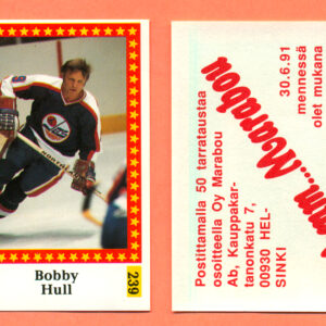 1991 Semic Finland #239-Bobby Hull