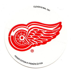 1991 Clever #9- Red Wings Logo