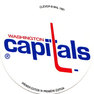 1991 Clever #17- Capitals Logo