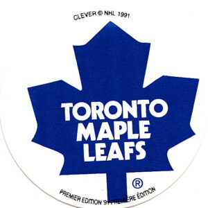 1991 Clever #23- Maple Leafs Logo