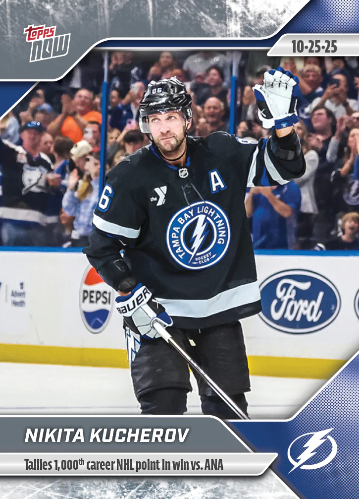2025-26 Topps NOW #21- Nikita Kucherov (1 of 70)