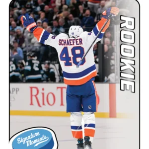 2025-26 Topps NOW Signature Moments #37- Matthew Schaefer 5 (SM14)