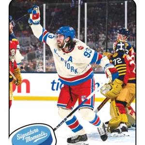 2025-26 Topps NOW Signature Moments #79- Mika Zibanejad (SM19)