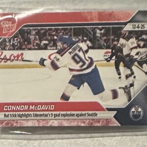 2025-26 Topps NOW /5 Red Ice Paralllel #54- Connor McDavid (1 of 5)