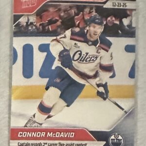 2025-26 Topps NOW /5 Red Ice Paralllel #71- Connor McDavid 2 (1 of 5)