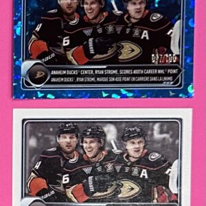 2024-25 TOPPS #2 - Team Highlight Anaheim Ducks Blue #'d Parallel Insert out of 100