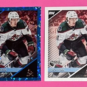 2024-25 TOPPS #34 - Josh Doan Blue #'d Parallel Insert out of 100