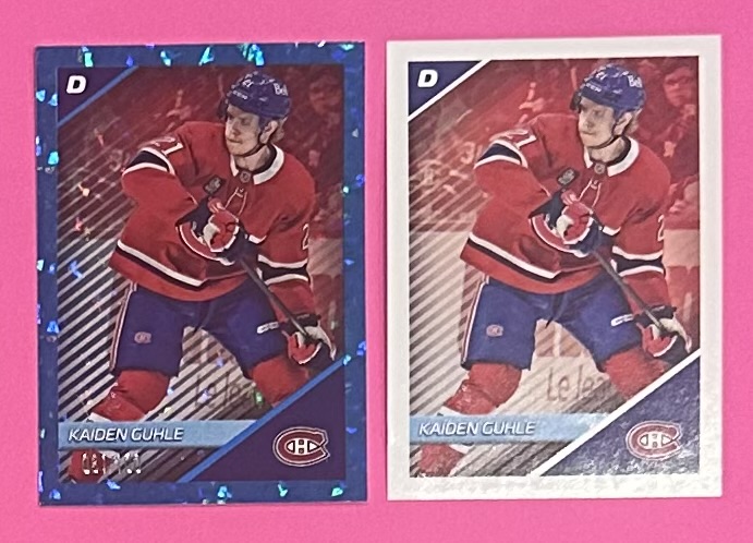2024-25 TOPPS #267 - Kaiden Guhle Blue #'d Parallel Insert out of 100