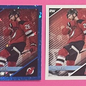 2024-25 TOPPS #300 - Timo Meier Blue #'d Parallel Insert out of 100