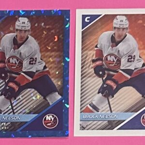2024-25 TOPPS #318 - Brock Nelson Blue #'d Parallel Insert out of 100