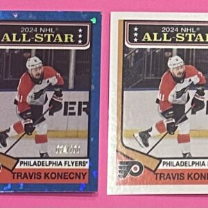 2024-25 TOPPS #658 - Travis Konecny Blue #'d Parallel Insert out of 100