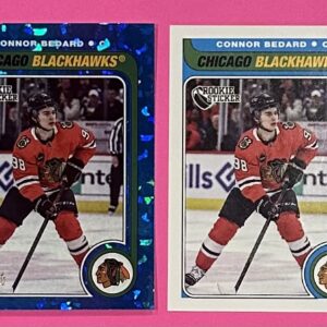 2024-25 TOPPS #763 - Connor Bedard Blue #'d Parallel Insert out of 100