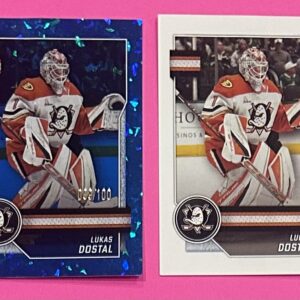 2025-26 TOPPS #10 - Lukas Dostal Blue #'d Parallel Insert out of 100