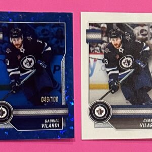 2025-26 TOPPS #538 - Gabriel Vilardi Blue #'d Parallel Insert out of 100