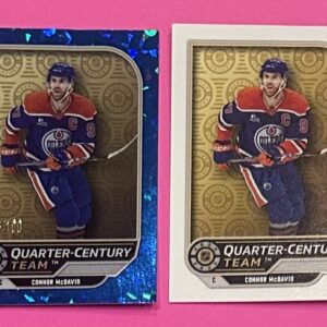 2025-26 TOPPS #721 - Connor McDavid Blue #'d Parallel Insert out of 100