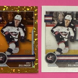 2025-26 TOPPS #132 - Cole Sillinger Orange #'d Parallel Insert out of 25