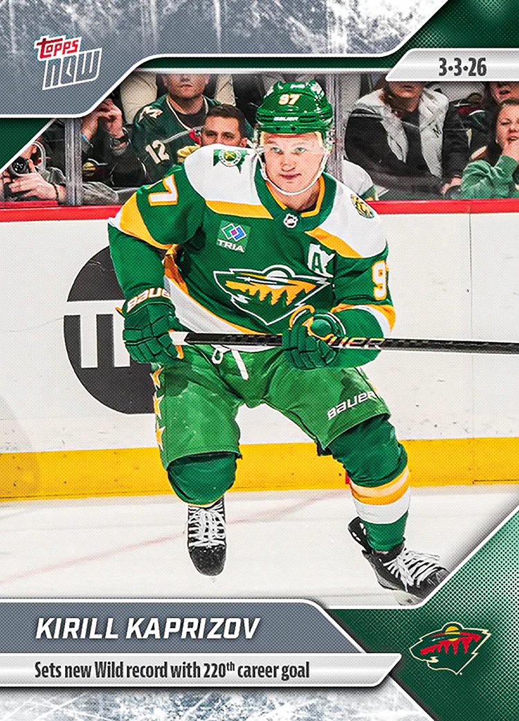 2025-26 Topps NOW #114 - Kirill Kaprizov (1 of 470)