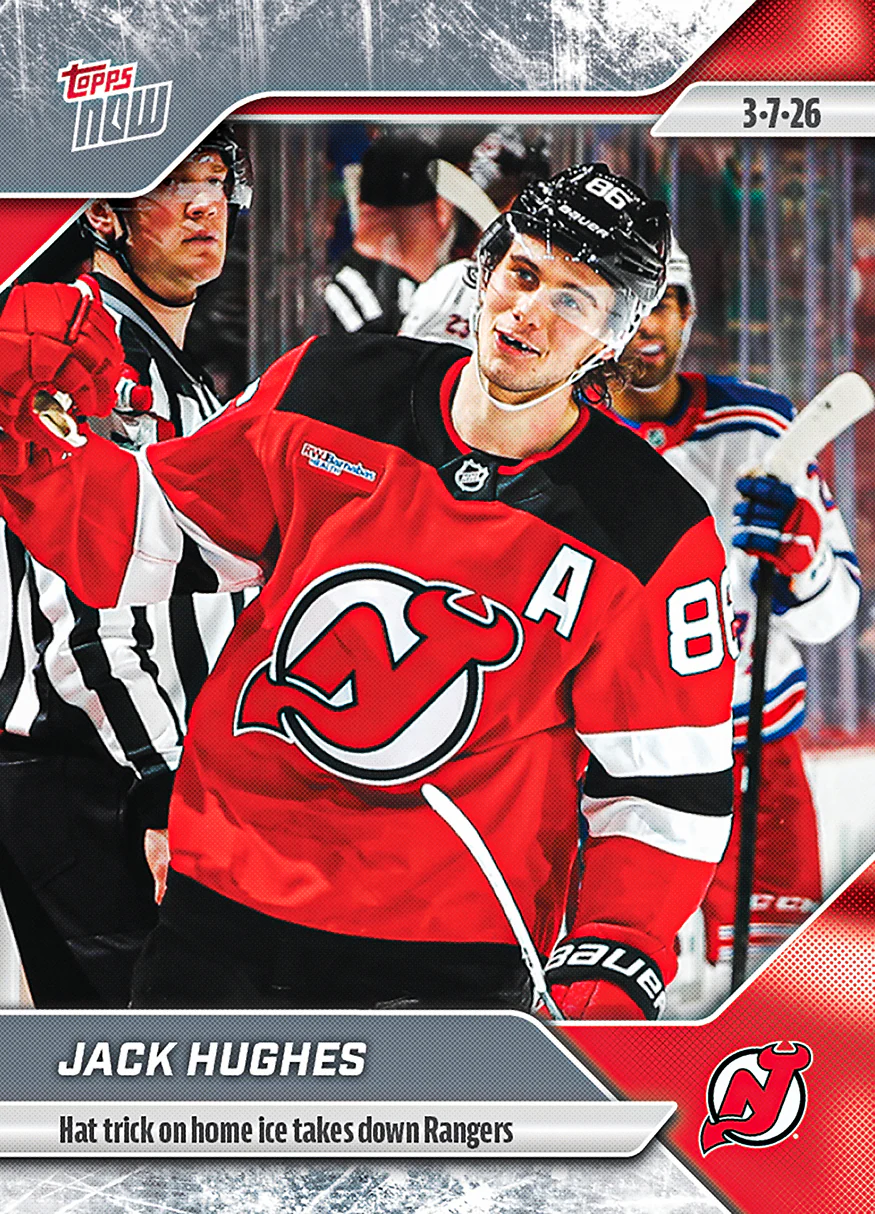 2025-26 Topps NOW #116 - Jack Hughes (1 of 430)