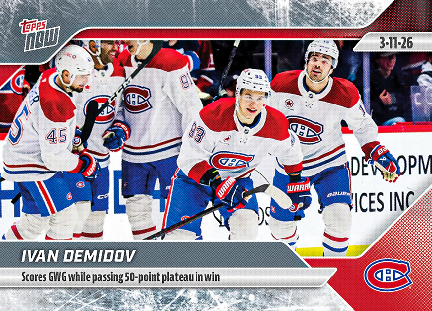 2025-26 Topps NOW #120 - Ivan Demidov 4 (1 of 365)