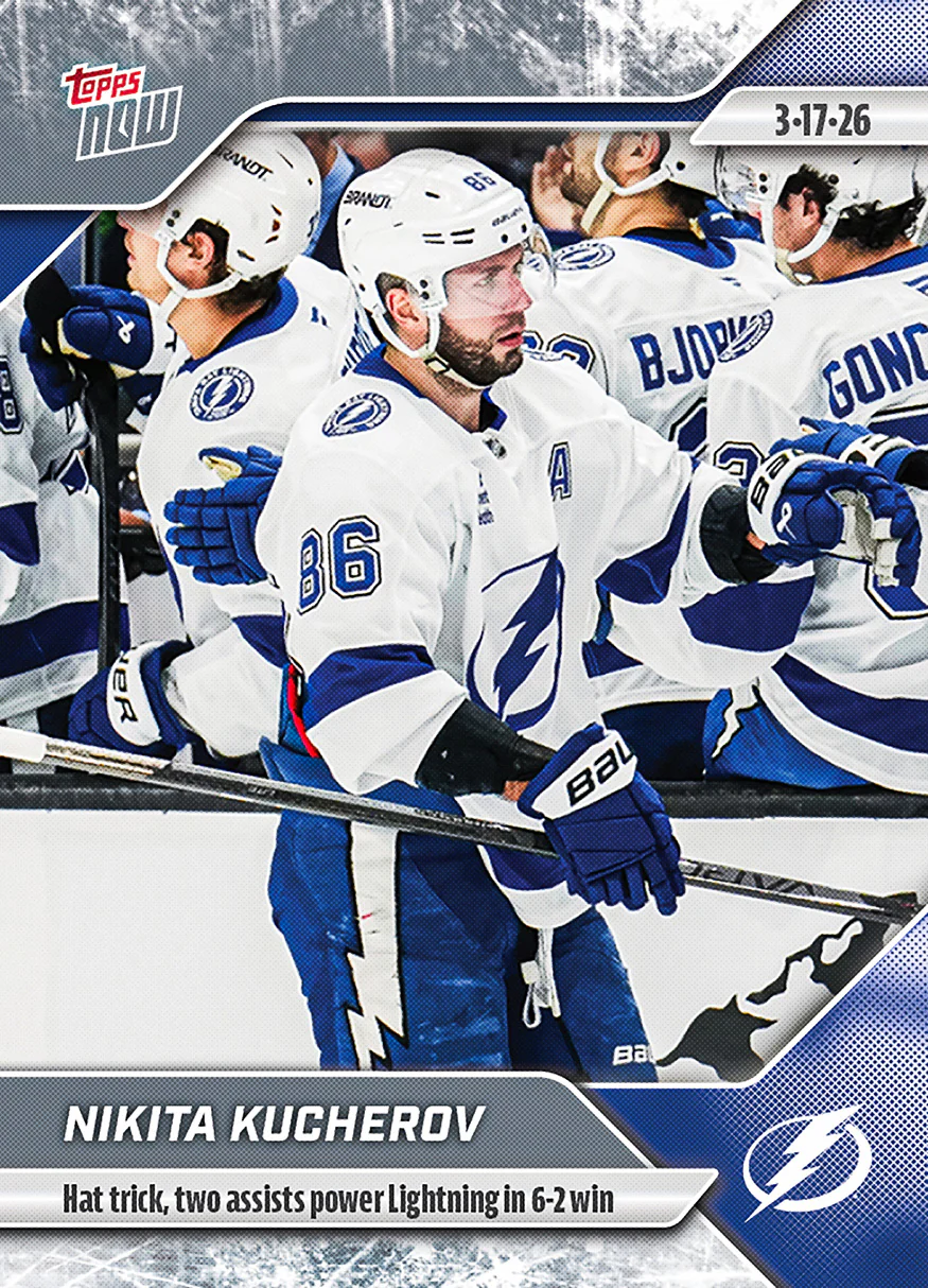 2025-26 Topps NOW #122 - Nikita Kucherov 2 (1 of 95)