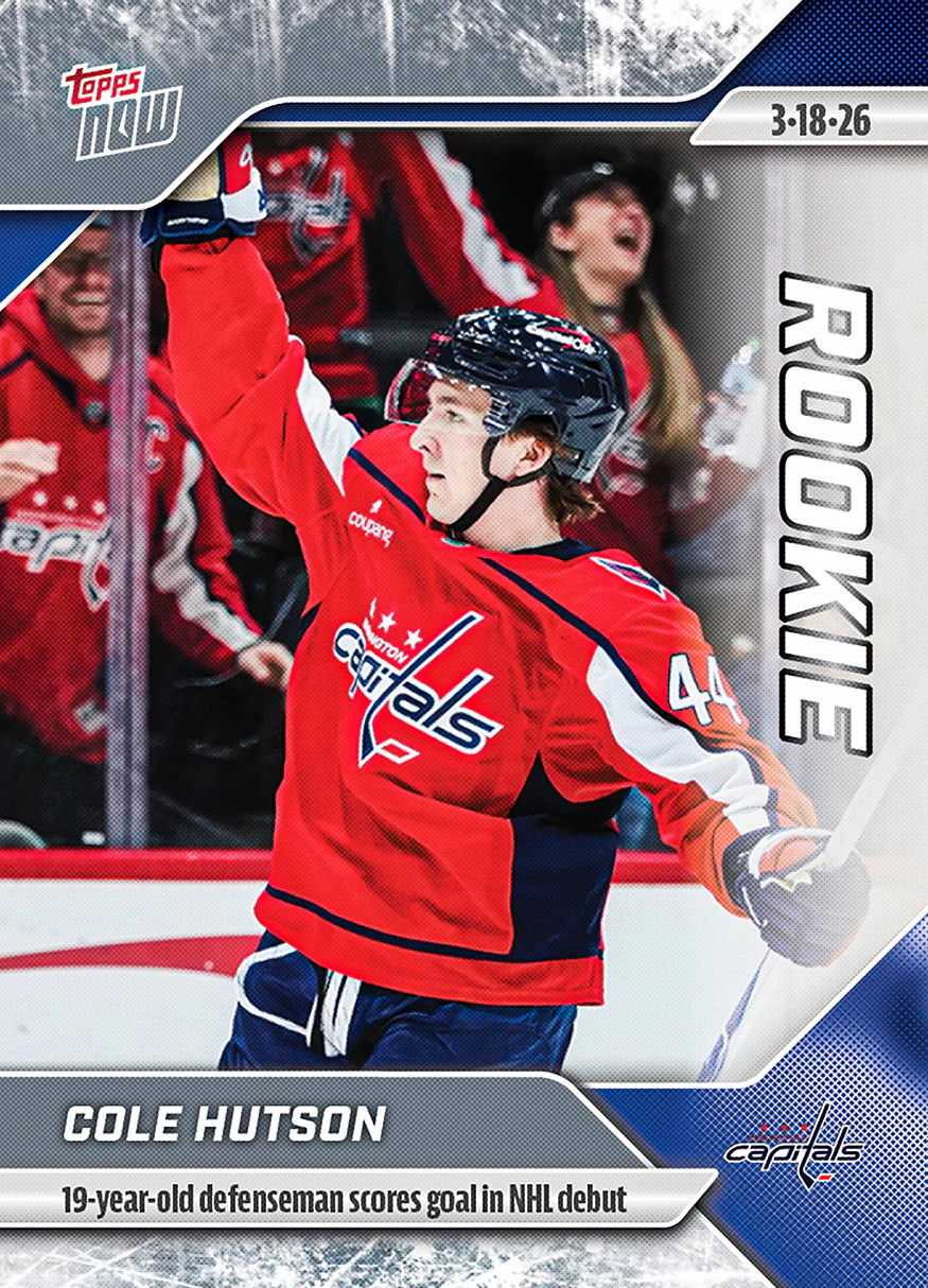 2025-26 Topps NOW #125 - Cole Hutson (1 of 1190)