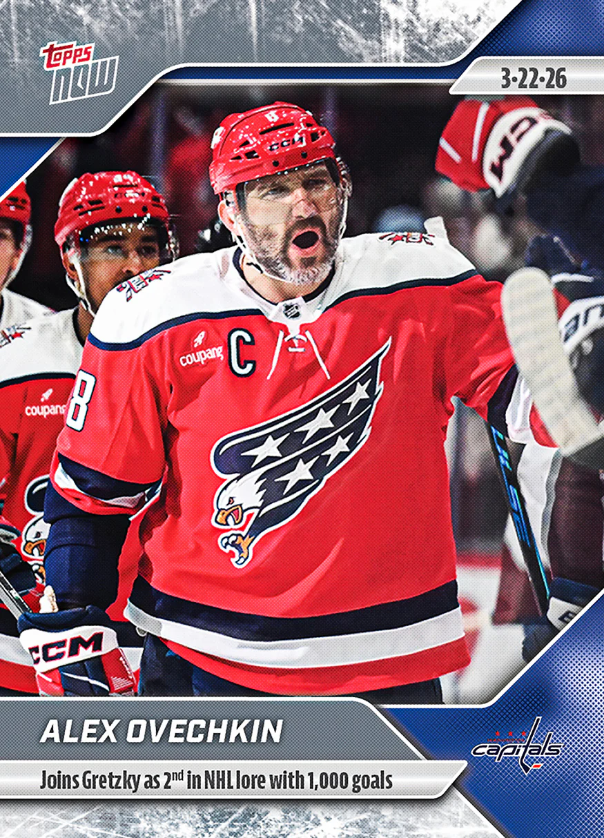 2025-26 Topps NOW #127 - Alexander Ovechkin 6 (1 of 980)