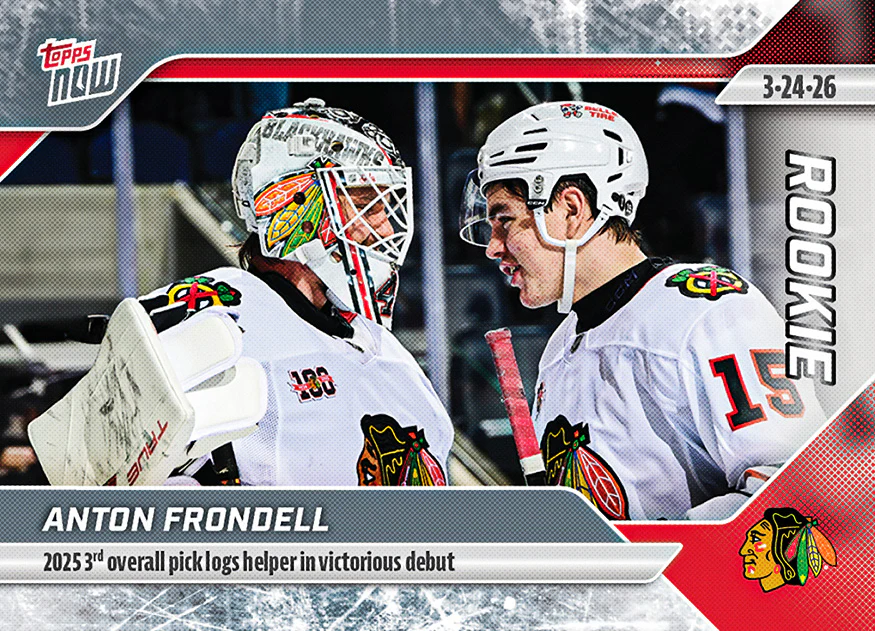 2025-26 Topps NOW #129 - Anton Frondell (1 of 770)
