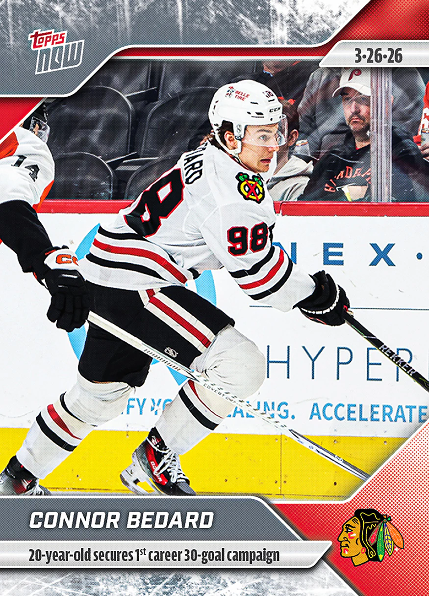 2025-26 Topps NOW #132 - Connor Bedard 7 (1 of 585)