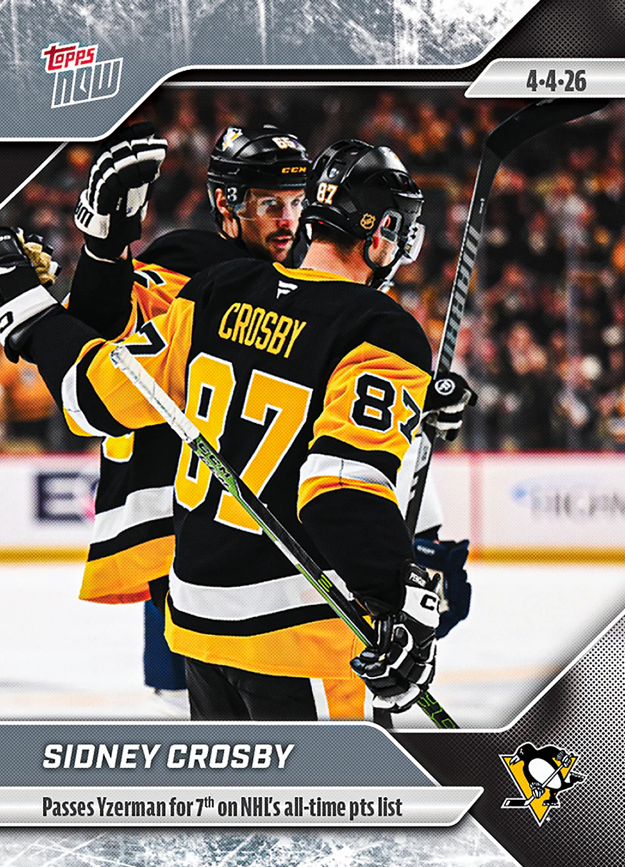 2025-26 Topps NOW #140 - Sidney Crosby 9 (1 of 480)