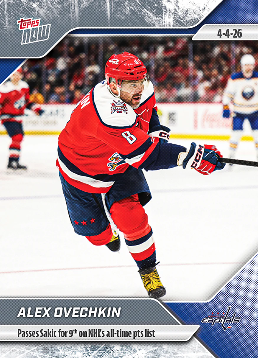 2025-26 Topps NOW #141 - Alexander Ovechkin 9 (1 of 395)