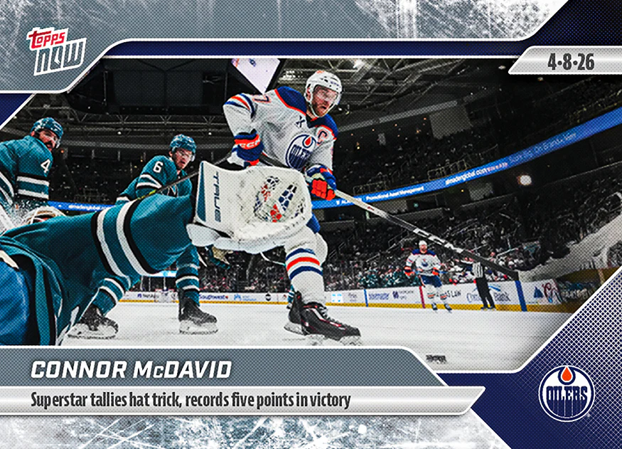 2025-26 Topps NOW #143 - Connor McDavid 4 (1 of 515)