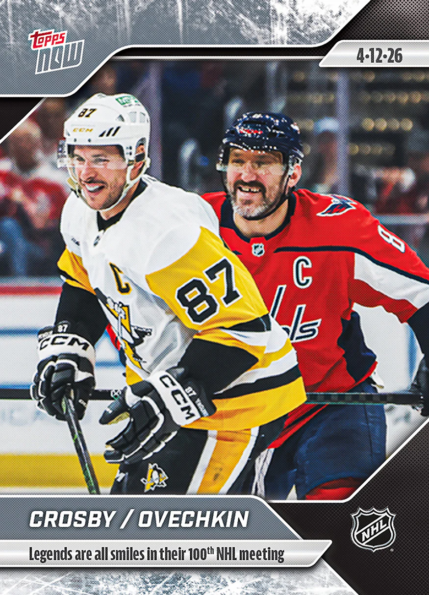 2025-26 Topps NOW #146 - Sidney Crosby 10/ Alexander Ovechkin 10 (1 of 2280)