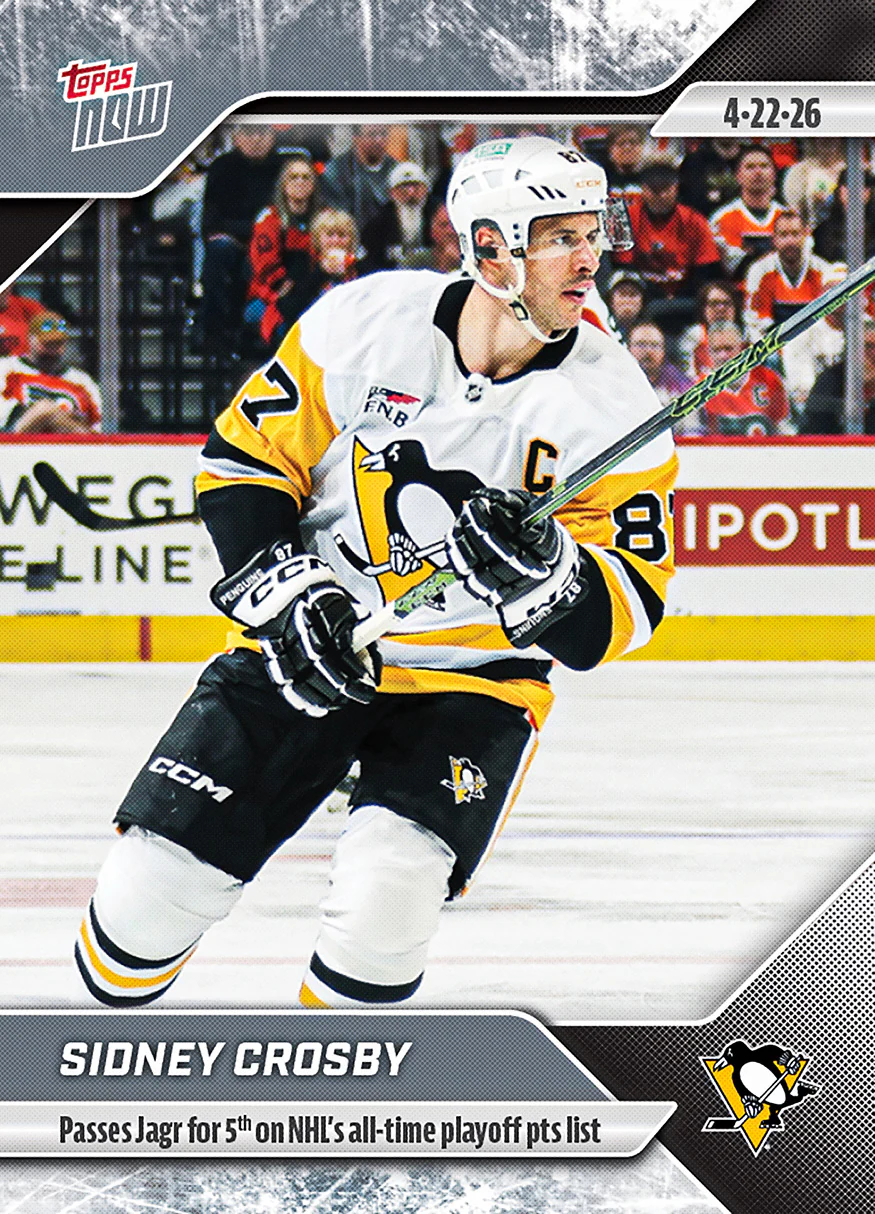 2025-26 Topps NOW #155 - Sidney Crosby 11 (1 of 580)