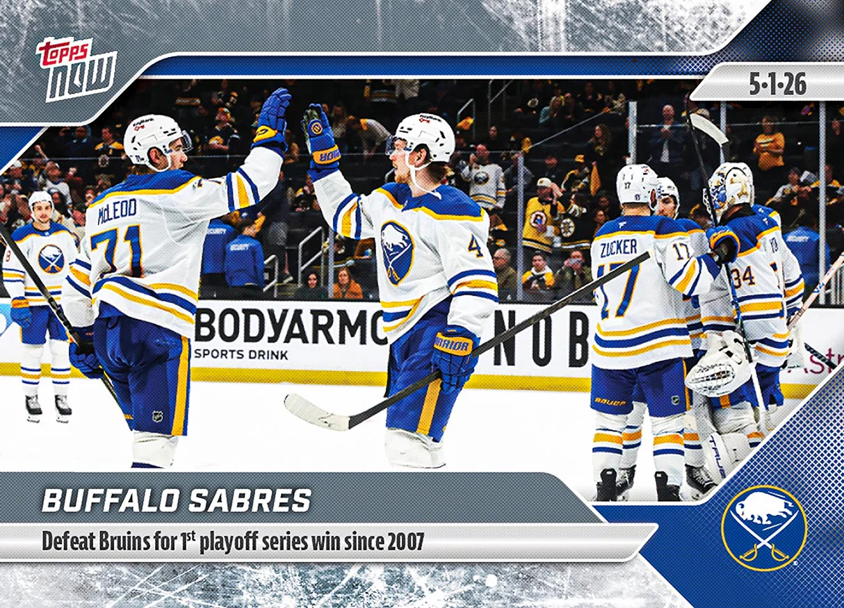 2025-26 Topps NOW #163 - Buffalo Sabres 3 (1 of 335)