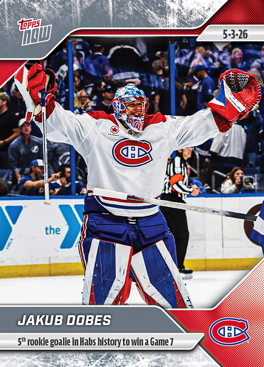2025-26 Topps NOW #165 - Jakub Dobes (1 of 300)